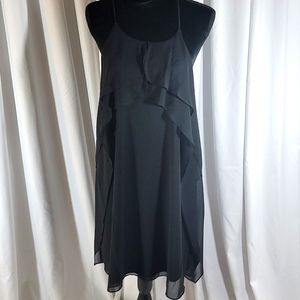 NWT BCBG MAX AZRIA Tiered Black Cocktail Dress Size M